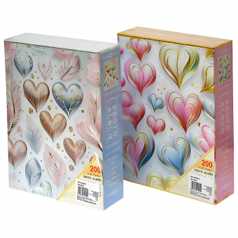 Купить Фотоальбом на 200 фото 10х15 в коробке №9873 оптом